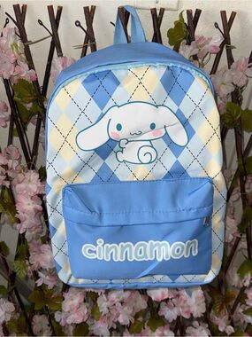 Cinnamoroll Blue Argyle Backpack